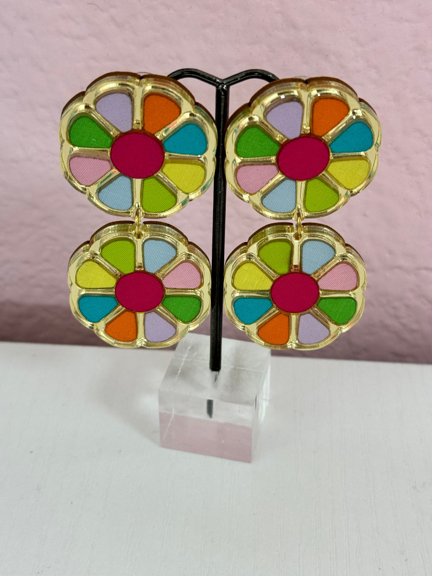 Handmade Luxury Floral Earrings (Multiple Colors)