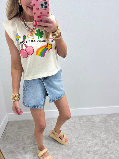 Kancan Denim Skort