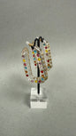Colored Clear Crystal Earrings