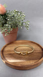 Gold Cable Clasp Bracelet