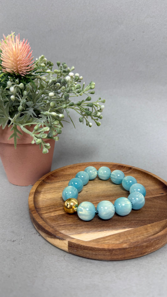 Colored Bead Magnetic Bracelet- 6 Colors