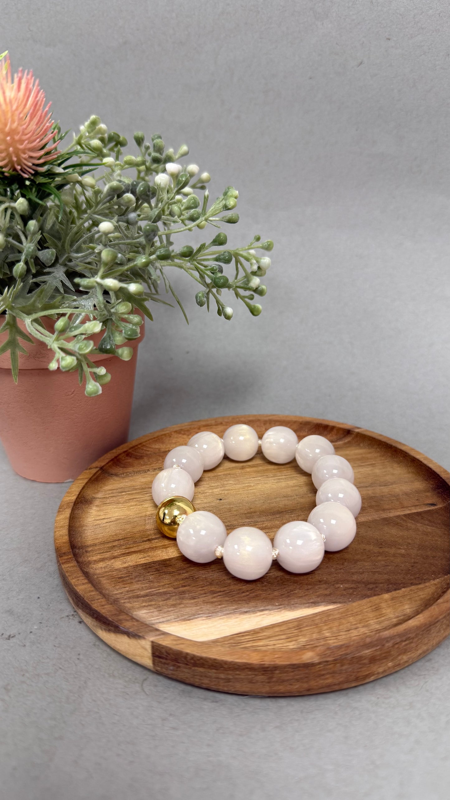 Colored Bead Magnetic Bracelet- 6 Colors