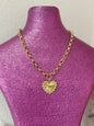 Heart Shaped Zirconia Necklace FS