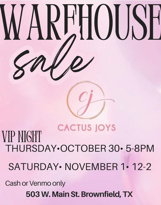 Warehouse Sale VIP ticket