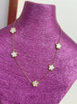 Gold Flower Style Necklace FS
