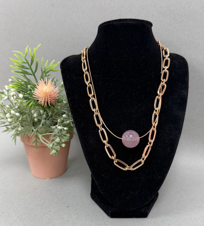 Double Strand Ball Necklace