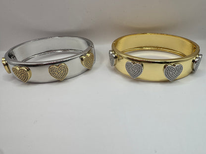 Mixed Metal Cuff Bracelet (3 styles)