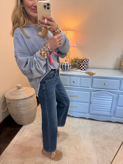 Vervet High Rise Baggy Straight Jean