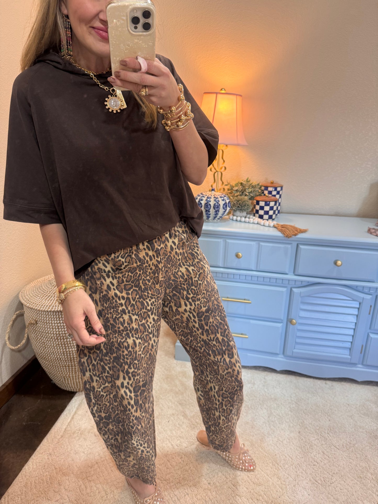 Espresso Pima Cotton SunFade Raglan Hoodie