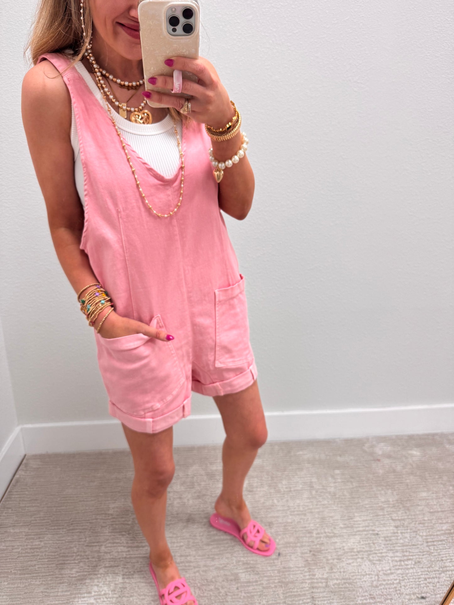 Light Pink Denim Jumper