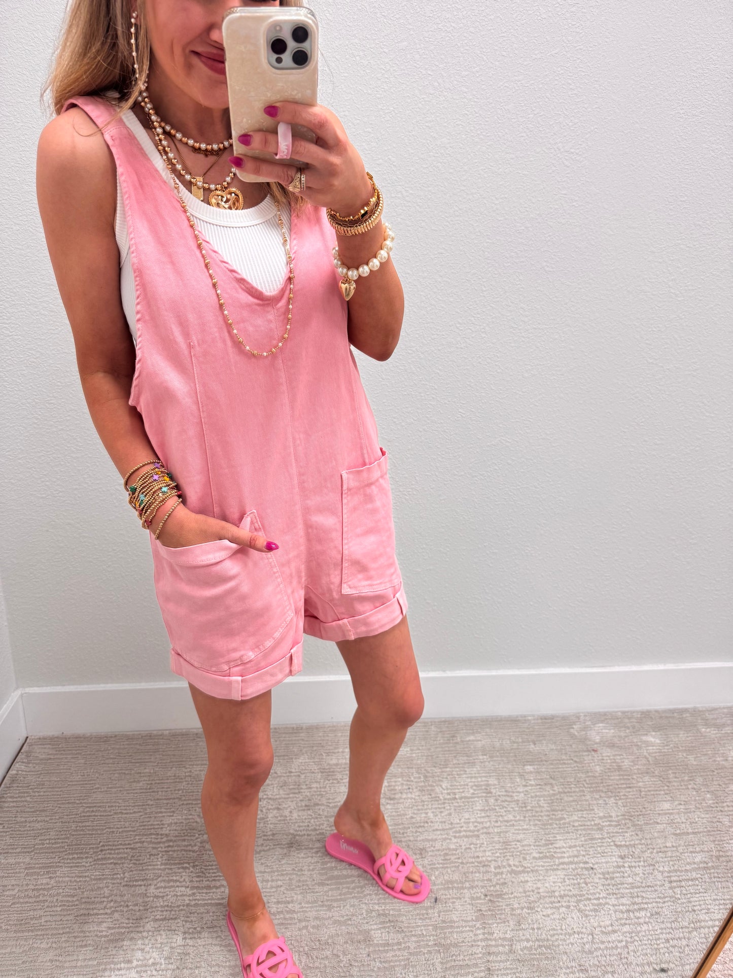 Light Pink Denim Jumper