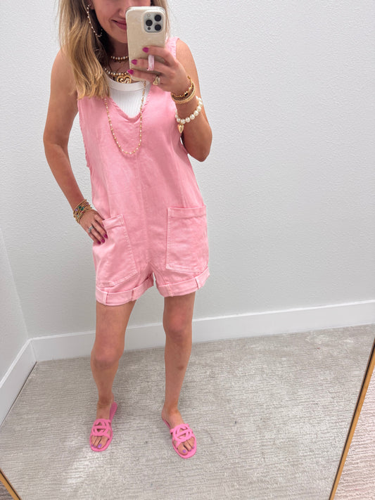 Light Pink Denim Jumper