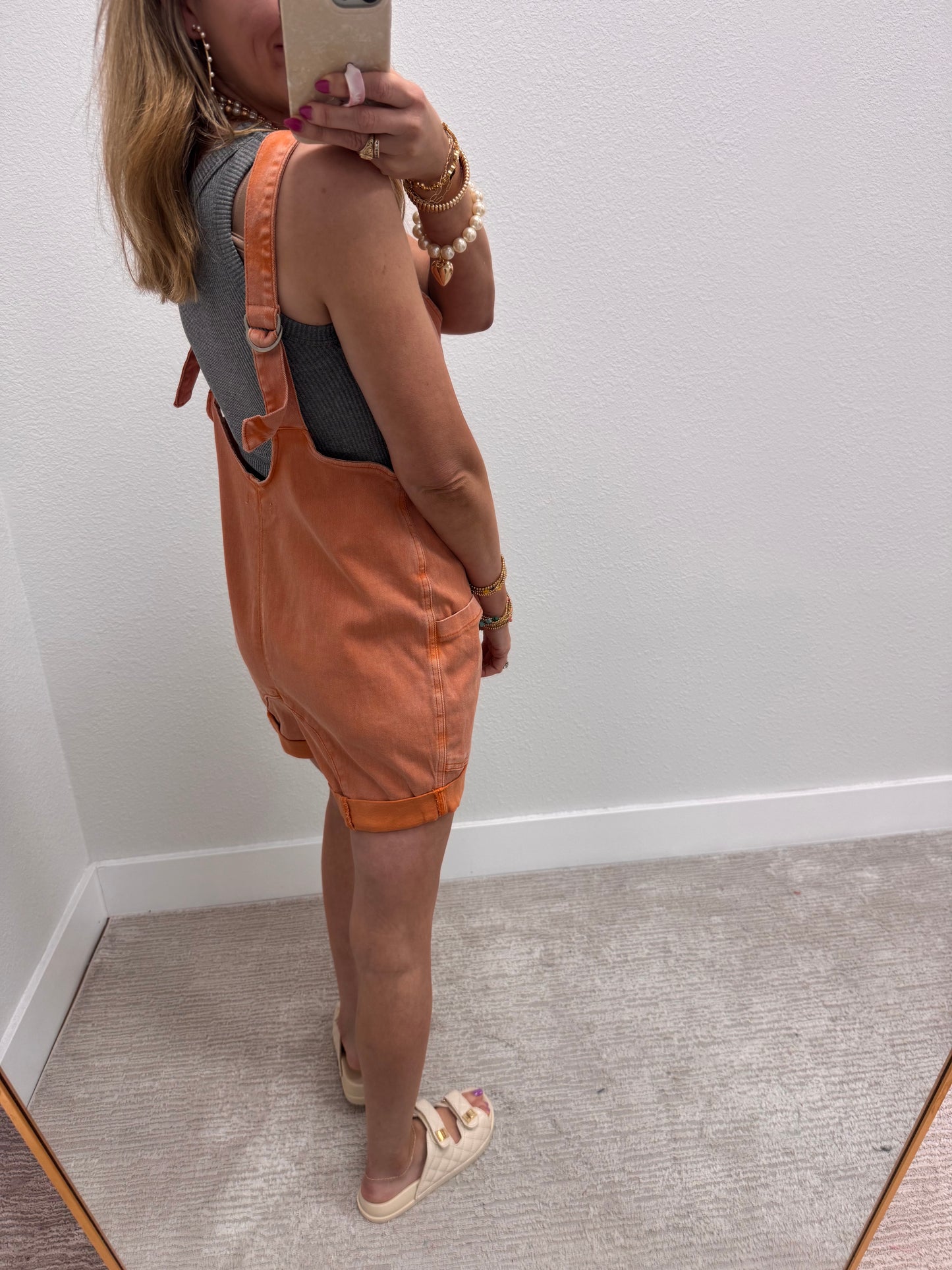Orange Denim Jumper