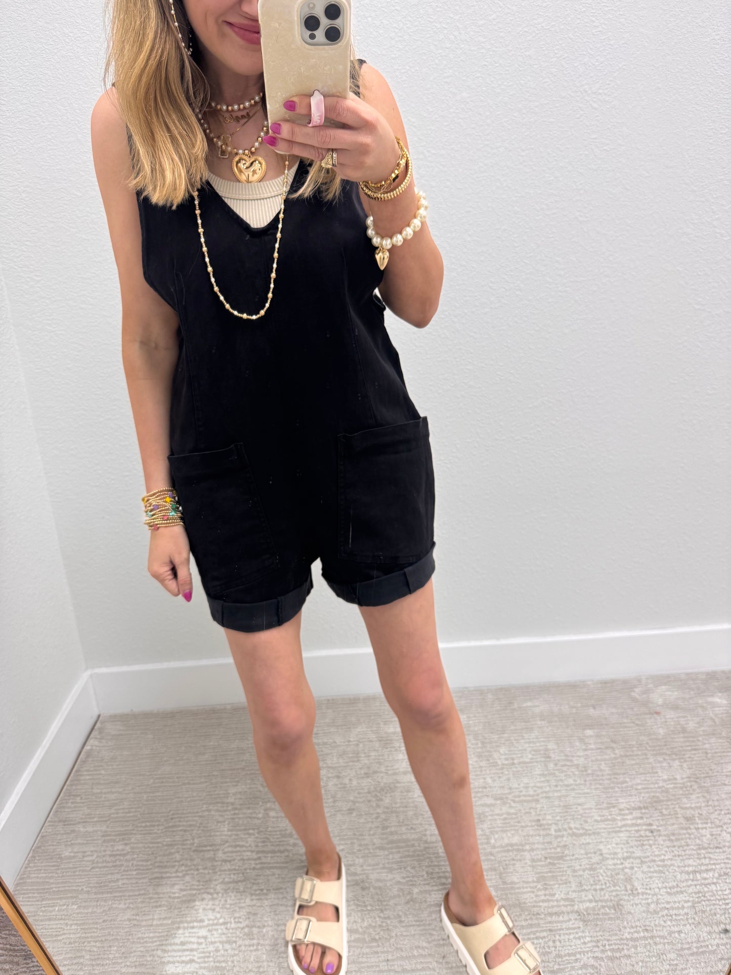 Black Denim Jumper