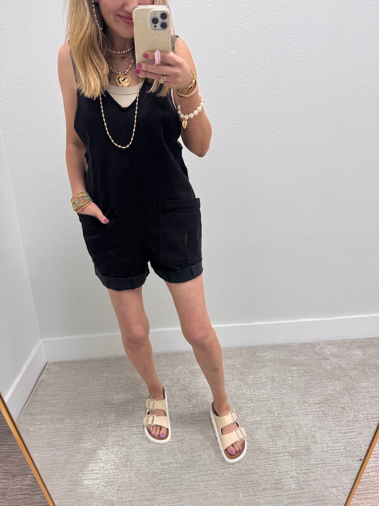 Black Denim Jumper