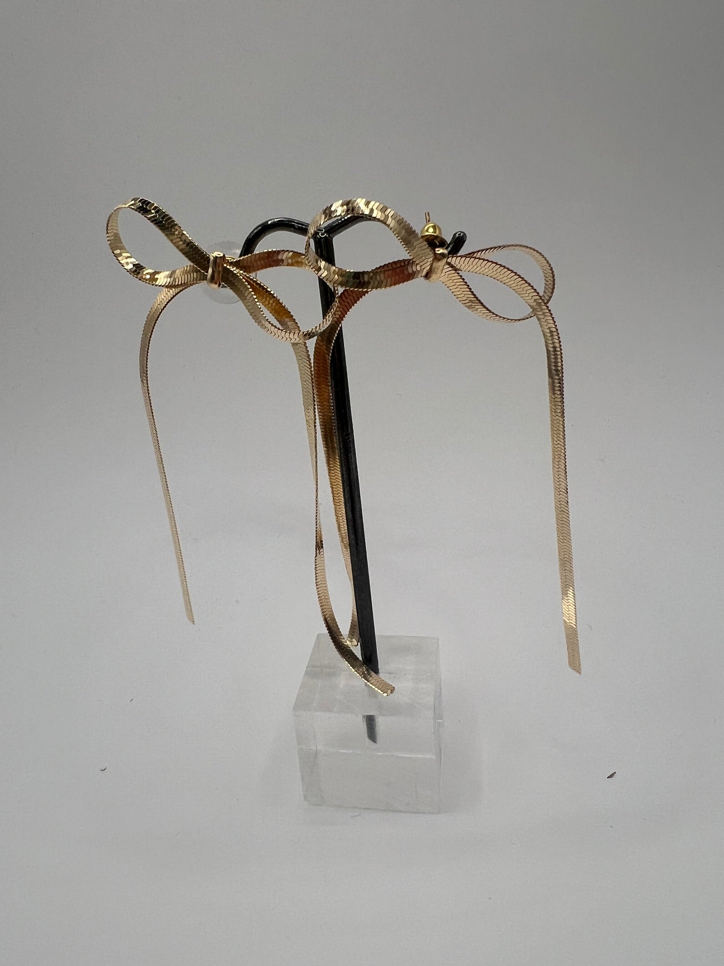 Bow Earrings (Silver and Gold!)