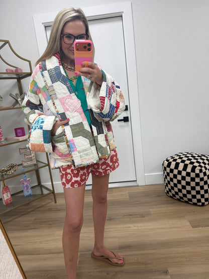 Handmade Quilted Jacket  #366