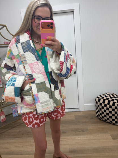 Handmade Quilted Jacket  #366