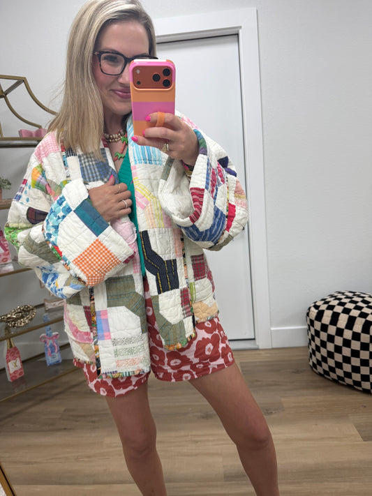 Handmade Quilted Jacket  #366