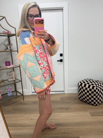 Handmade Quilted Jacket #396