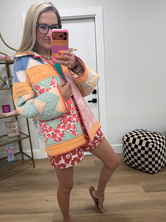 Handmade Quilted Jacket #396