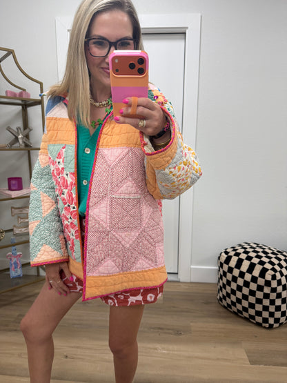 Handmade Quilted Jacket #396