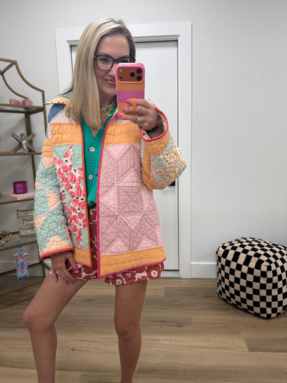 Handmade Quilted Jacket #396