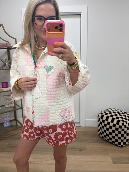 Handmade Quilted Jacket  #388