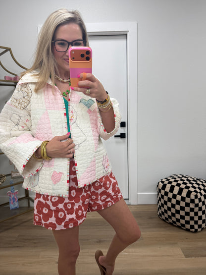 Handmade Quilted Jacket  #388