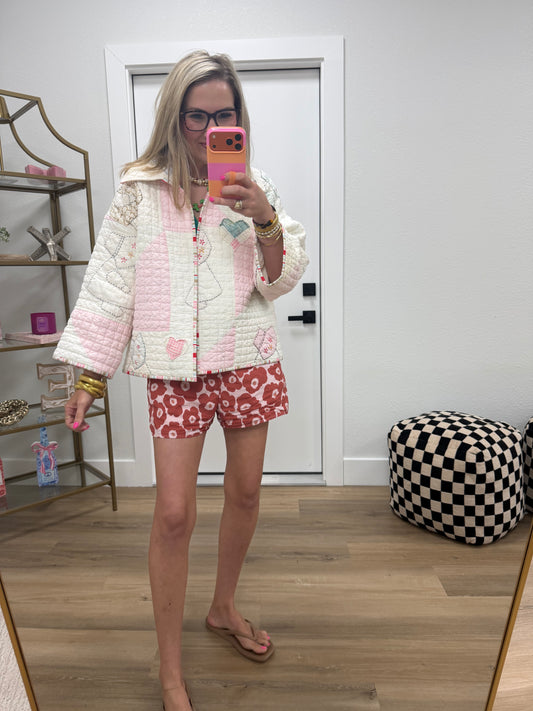 Handmade Quilted Jacket  #388