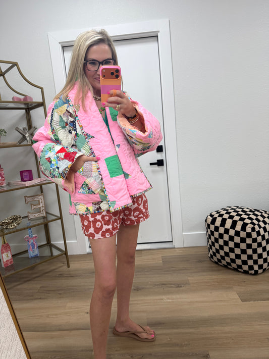 Handmade Quilted Jacket  #223