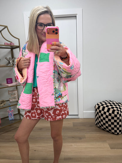Handmade Quilted Jacket  #223