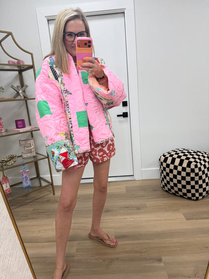 Handmade Quilted Jacket  #223