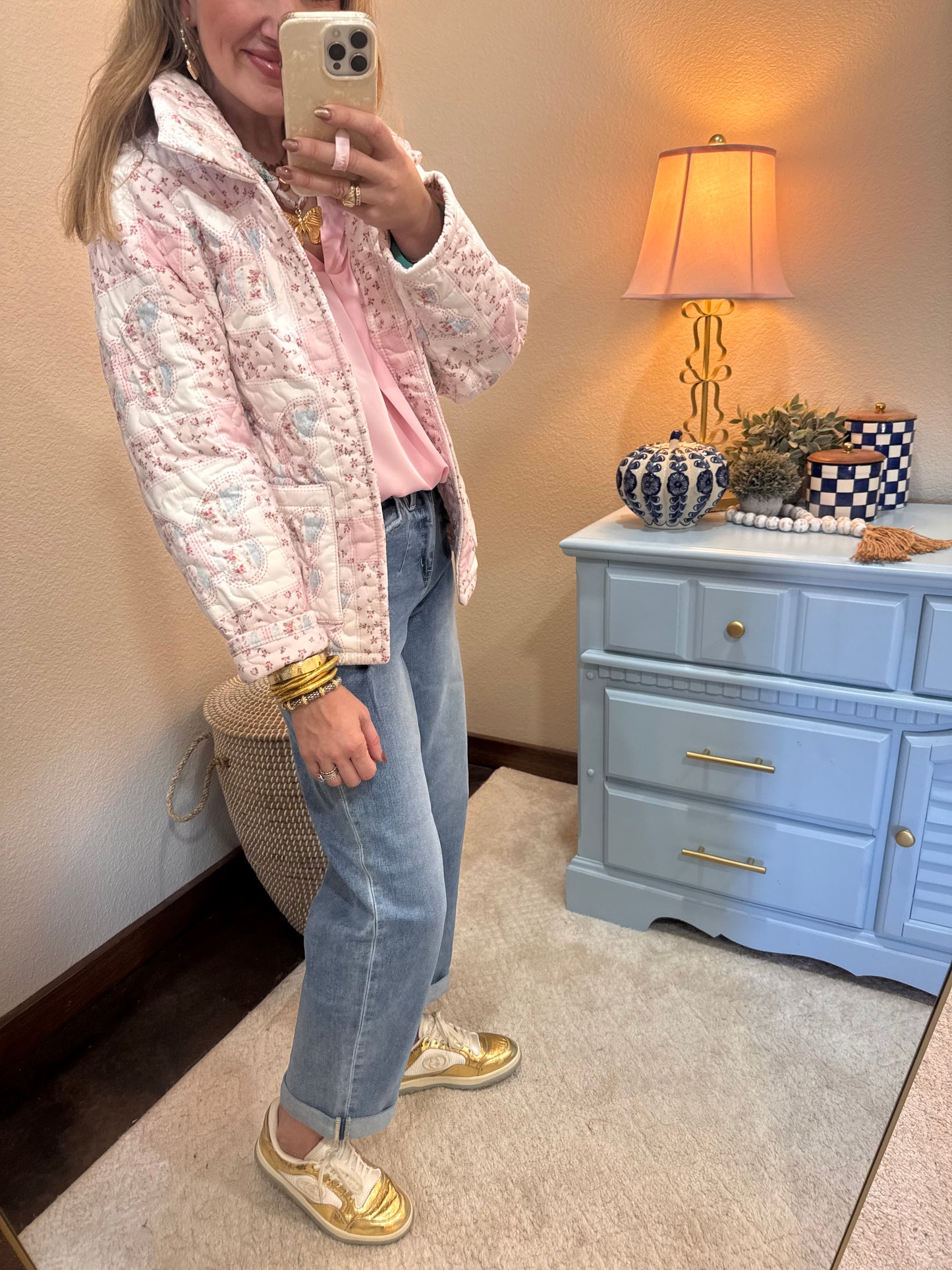 Pink Silky Long Sleeve