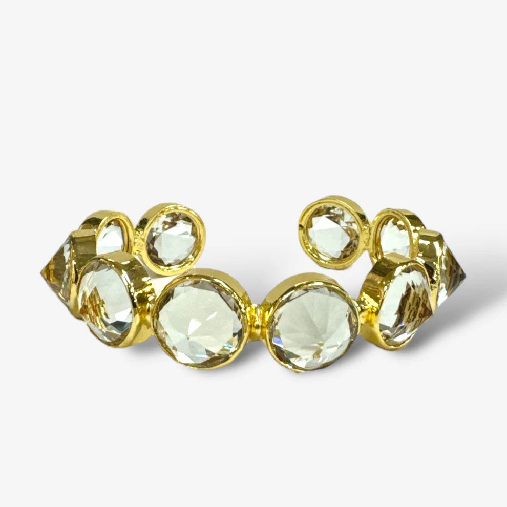Nova Clear Stone Cuff
