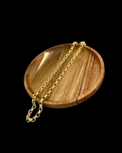 Double Round Link Chain Magnetic Necklace