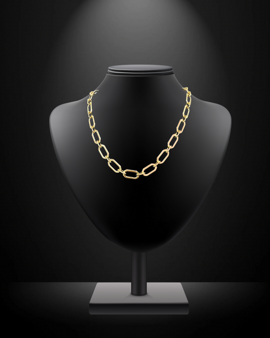 Bold Paperclip Chain Magnetic Necklace- 2 Lengths