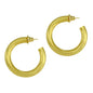 Chambord Thick Hoop Earrings gold