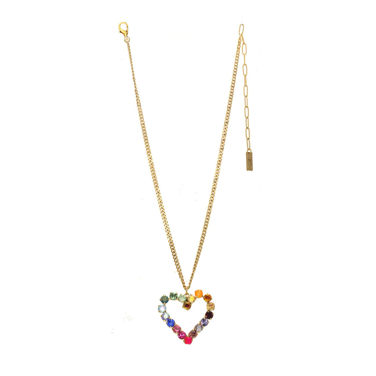 Tova Mini Heart Pop Necklace in Watermelon