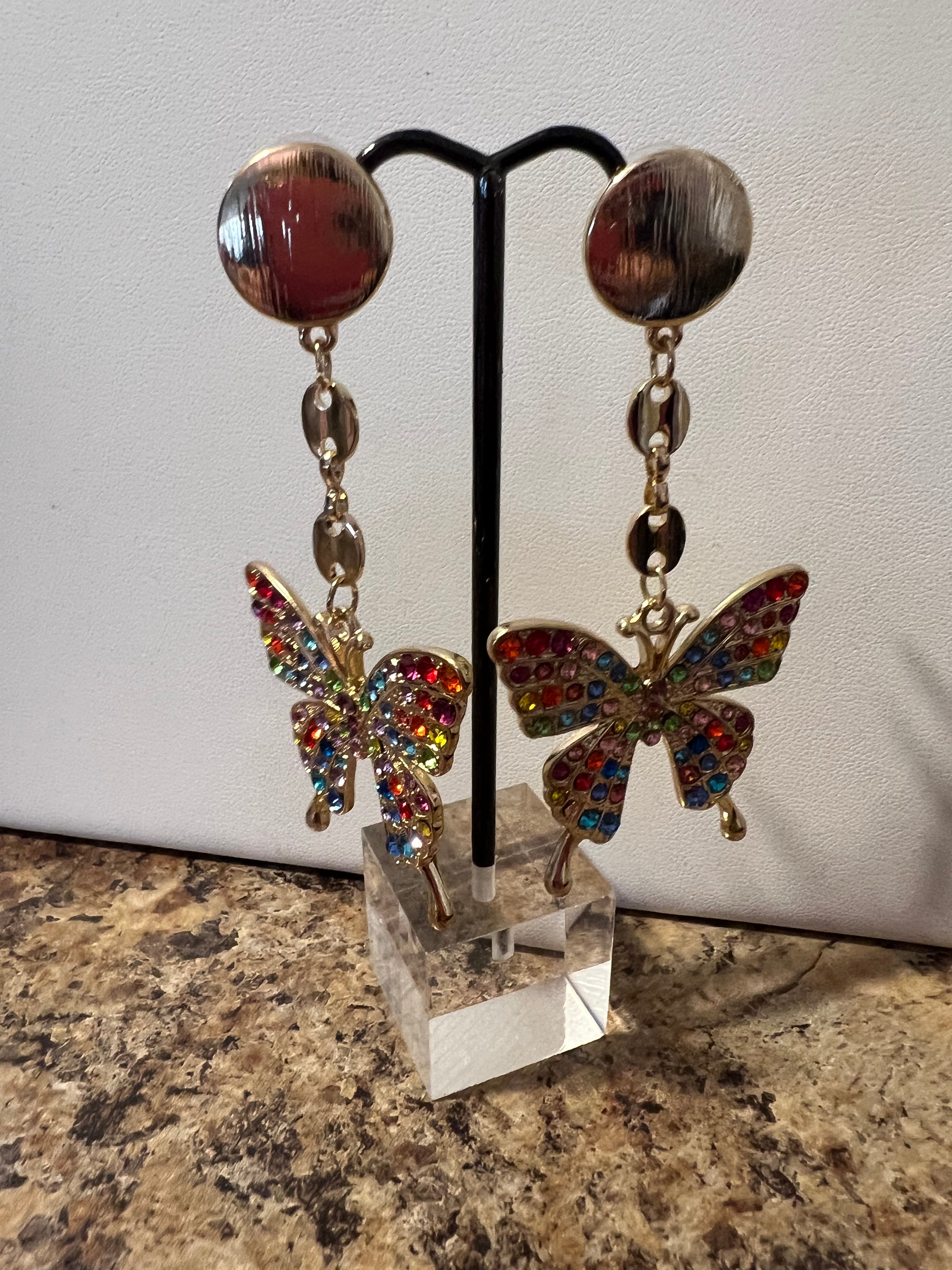 Butterfly Colorful Earrings
